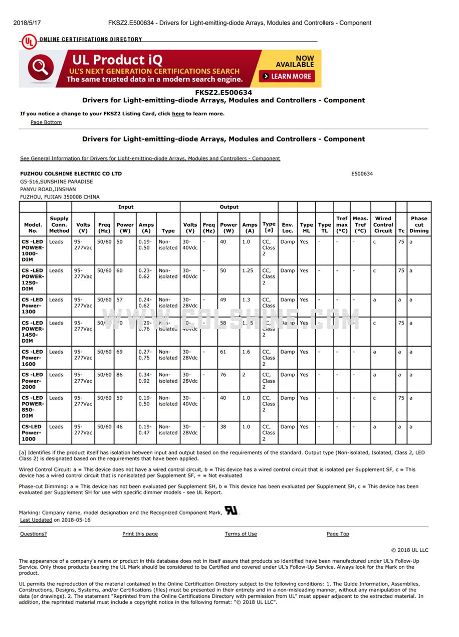 Drivers for Ught-emitting-diode Arrays and controllers-Component