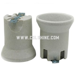 E40 Ceramic lamp holder with metal bracket